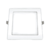 Luminária LED Painel/plafon Slim Embutir 24w Biv 6500k Quadrado - Ourolux