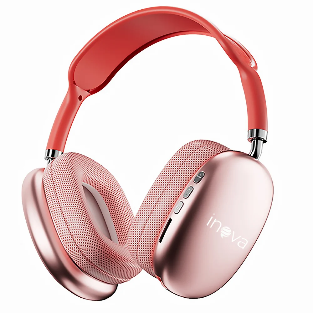 Fone De Ouvido Headset Bluetooth Inova Kv-8778 Vermelho