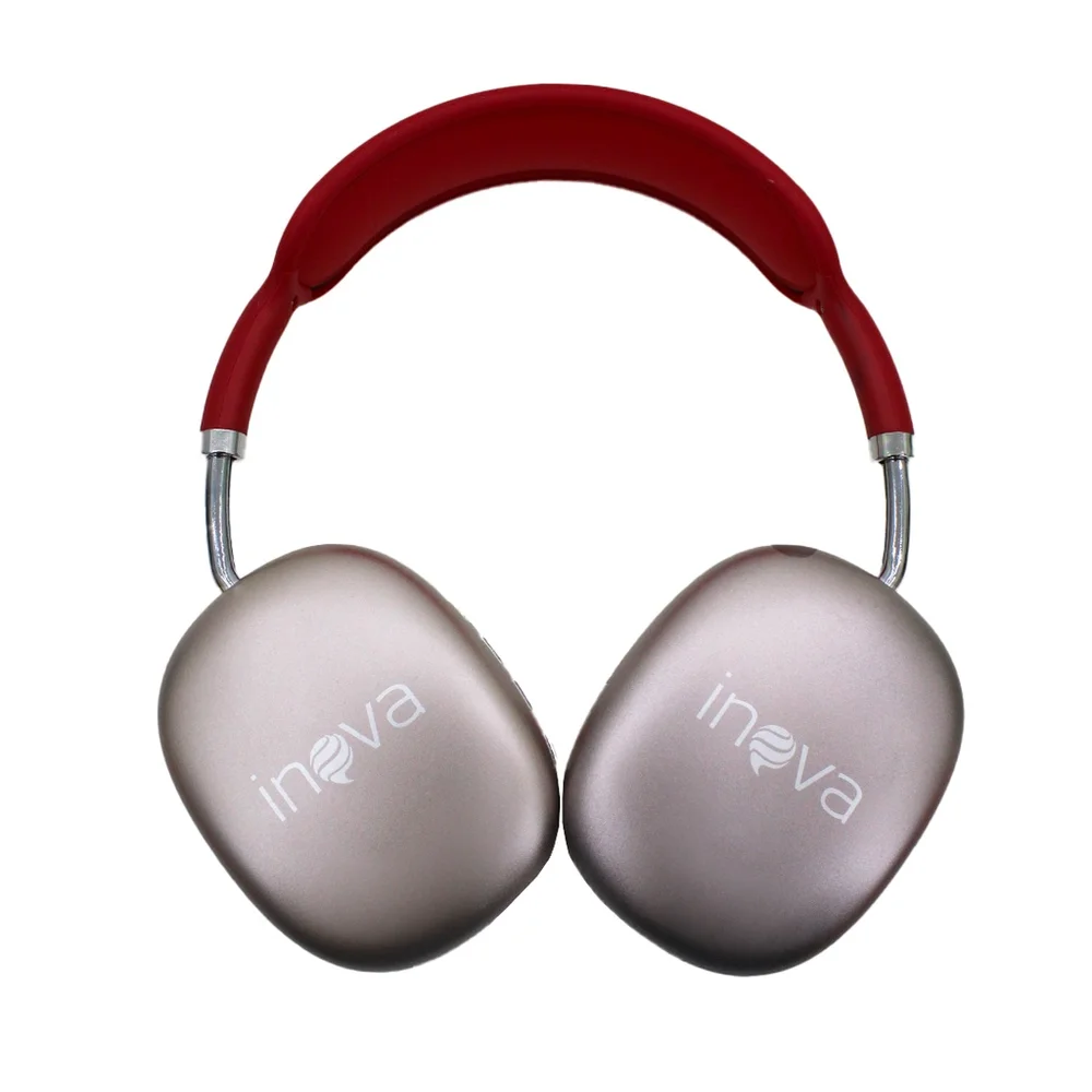 Fone De Ouvido Headset Bluetooth Inova Kv-8778 Vermelho