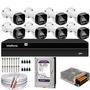 Kit Intelbras 8 Cam. 1220b Full Color Dvr 1208 1TB Purple