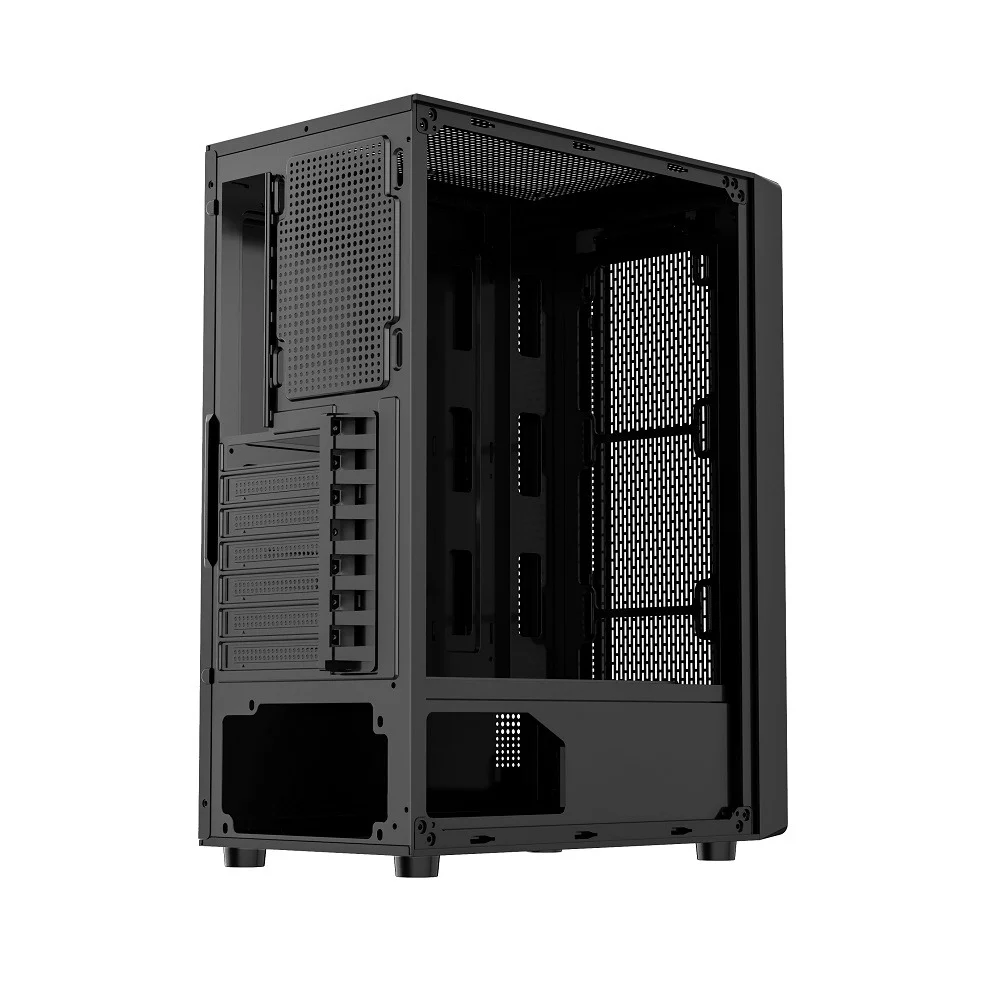 Gabinete Liketec Gamer Storm Mid Tower Vidro Temperado ARGB C/3 Fans - Preto Gabinete Liketec Gamer Storm Mid Tower Vidro Temperado ARGB C/3 Fans - Preto
