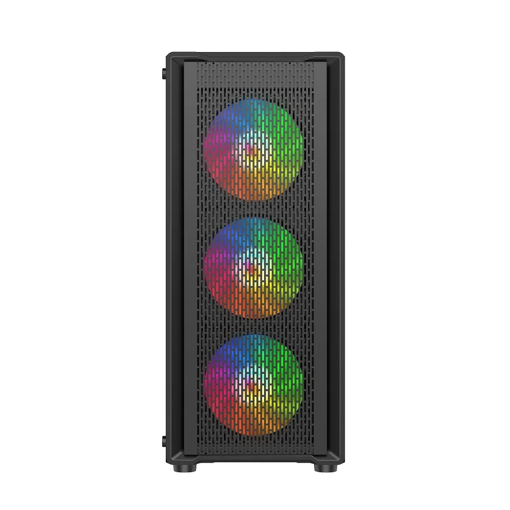 Gabinete Liketec Gamer Storm Mid Tower Vidro Temperado ARGB C/3 Fans - Preto Gabinete Liketec Gamer Storm Mid Tower Vidro Temperado ARGB C/3 Fans - Preto