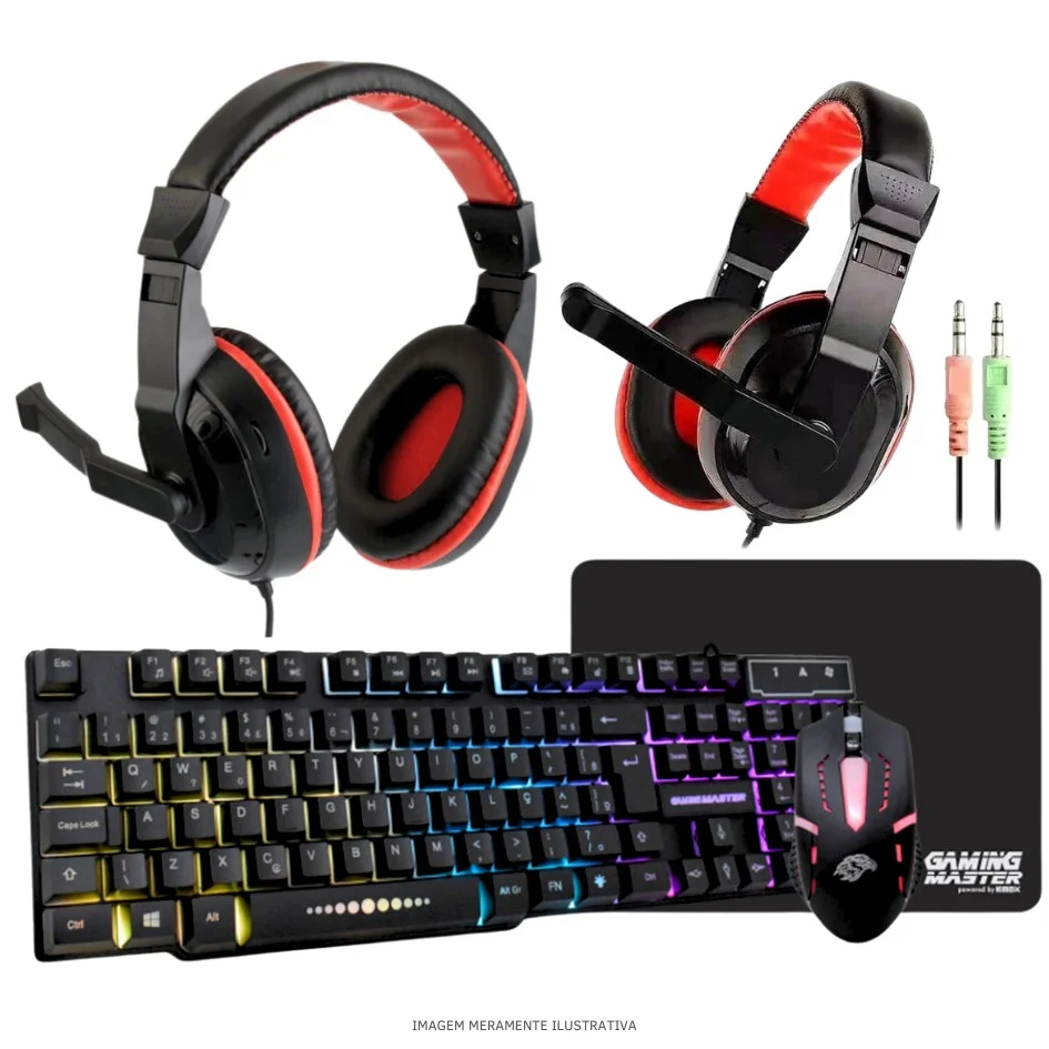 "Computador Gamer Completo Balão.info Intel Core I7 SSD 240GB 8GB Teclado Mouse Mouse Pad E Headset Gamer Monitor 20"" WINDOWS 10 Pro Trial" - view 2