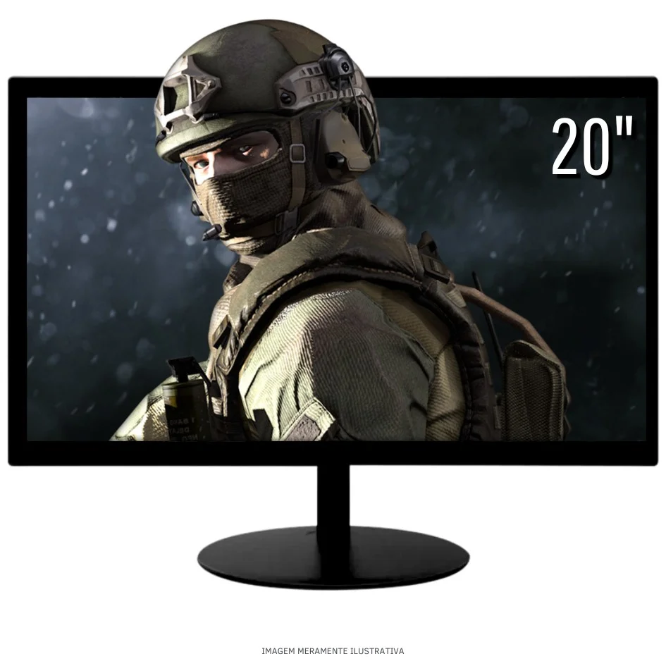 "Computador Gamer Completo Balão.info Intel Core I7 SSD 240GB 8GB Teclado Mouse Mouse Pad E Headset Gamer Monitor 20"" WINDOWS 10 Pro Trial" - view 4