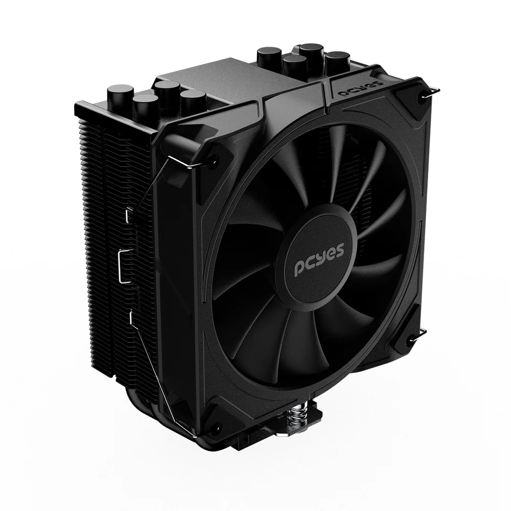 Air Cooler Gamer PCyes Frost Multi Black Vulcan Cpu Intel / Amd - Tdp 180w - Pefpbv Air Cooler Gamer PCyes Frost Multi Black Vulcan Cpu Intel / Amd - Tdp 180w - Pefpbv
