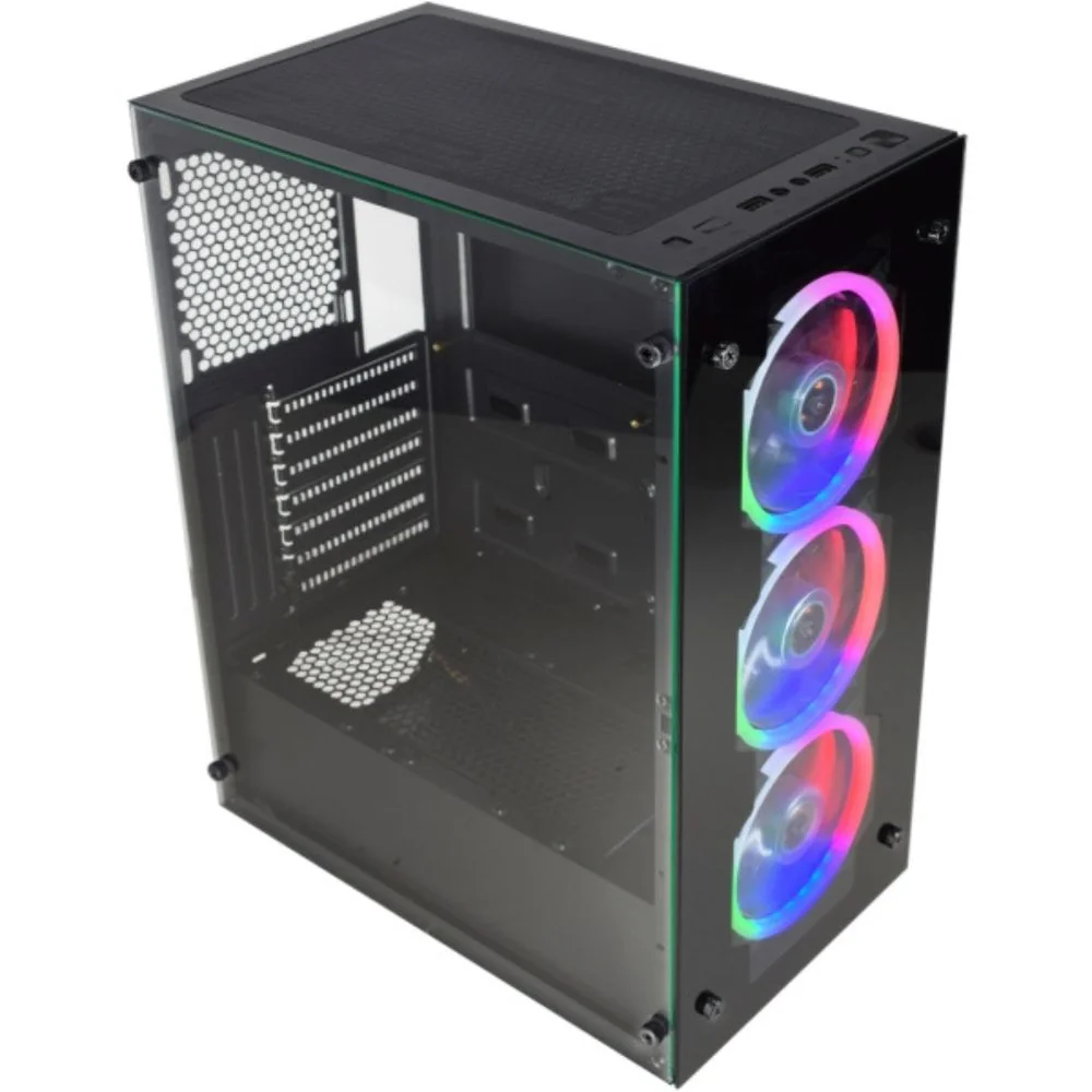Gabinete Gamer Kmex Wind LED RGB - Cg10h3