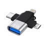 Adaptador Knup 3x1 Tipo C- HM006
