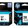 Cartucho De Tinta Hp 27 Preto C8727ab  E Hp 28 Color C8728ab | Designjet 200 330 450c