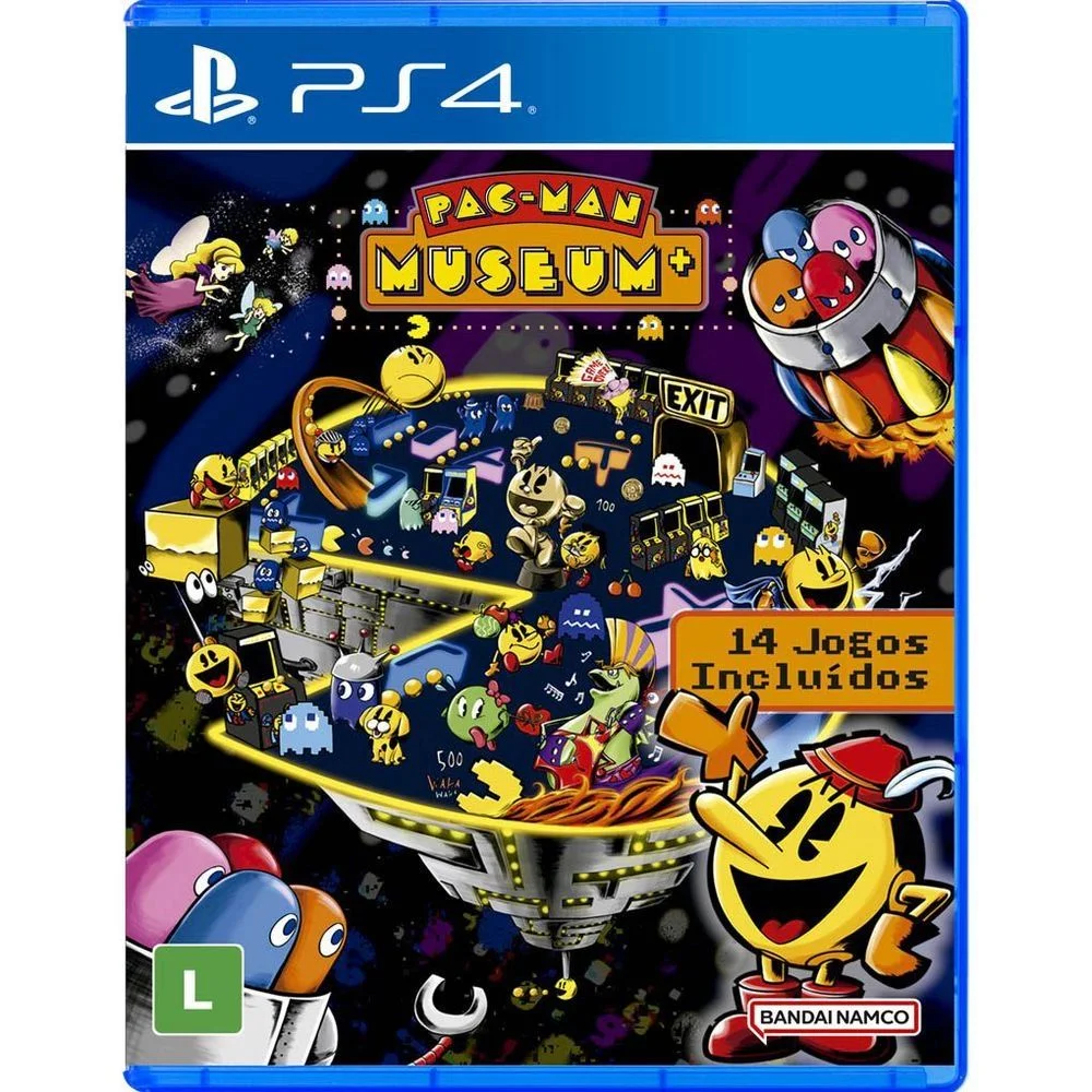 Pac Man Museum + Ps4 Mídia Física Playstation 4 Pac Man Museum + Ps4 Mídia Física Playstation 4