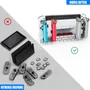 Dock Base Estação De Carregamento Para 4 Controle Joy-con De Nintendo Switch Lite OLED - Armazenamento Para 8 Jogos Bran