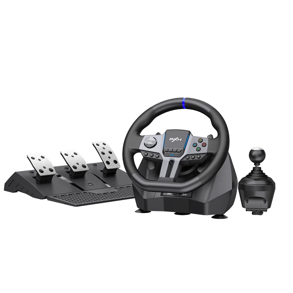 Volante Gamer PXN-V9 Para PS3, PS4, Xbox E PC, Com Vibração E Câmbio Volante Gamer PXN-V9 Para PS3, PS4, Xbox E PC, Com Vibração E Câmbio