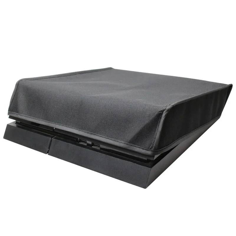 Capa De Proteção Antipoeira Para Playstation 4 Fat E Slim Preta