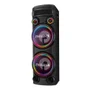 Caixa De Som Torre Aiwa 2300w 2woofers10" Bluetooth RGB Usb Preta Aws-t2w02 Bivolt