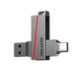 Pen Drive Hiksemi Dual Slim 128GB Conexão Usb-c E Usb-a Leitura 30mb/s-150mb/s - Hs-usb-e307c 128g U3