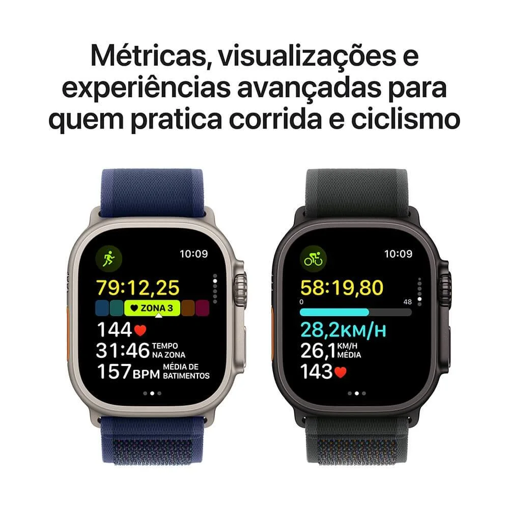 Apple Watch Ultra 2 Gps + Cellular • Caixa Preta De Titânio De 49 Mm • Pulseira Oceano Preta