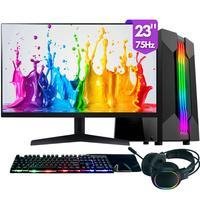 Computador Gamer Completo 2eletro Chroma, Intel Core I7, 16gb Ram, SSD 512gb, Fonte 500w, Monitor 23" 75hz, Kit Gamer Completo - Pg2e-1022ch
