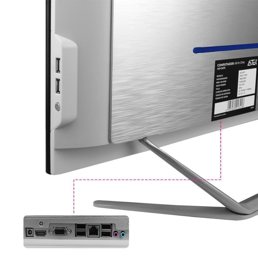"Computador All In One 23.8"", Intel I5-3320, 8GB DDR3, 256GB" em Campinas - foto 2