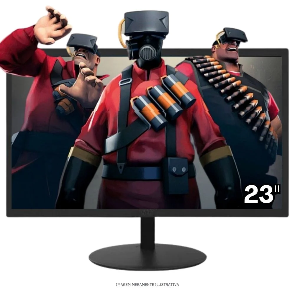 "Computador PC Gamer Completo Balão.info Intel Core I7 SSD 240GB 16gb Gabinete Aquário Teclado Mouse Mouse Pad E Headset Gamer Monitor 23"" WINDOWS 10 Pro Trial" - view 2