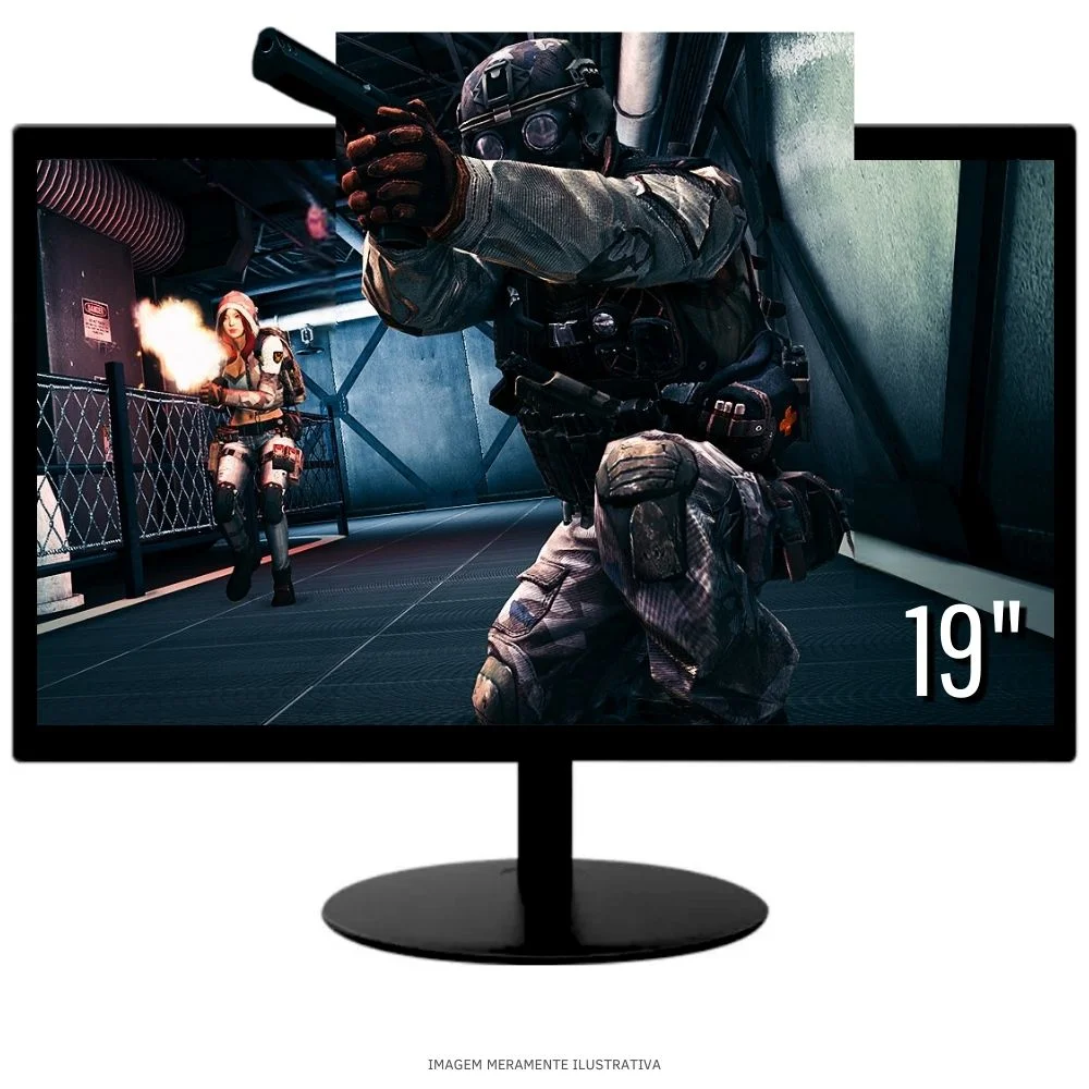 "Computador PC Gamer Completo Balão.info Intel Core I7 SSD 240GB 8GB Teclado Mouse Mouse Pad E Headset Gamer Joystick Monitor 19"" WINDOWS 10 Pro Trial" - view 2