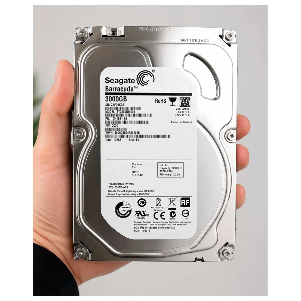 Seagate ST3000DM001 3TB HDD　2個セット Produtos com até 15 OFF no PIX KaBuM