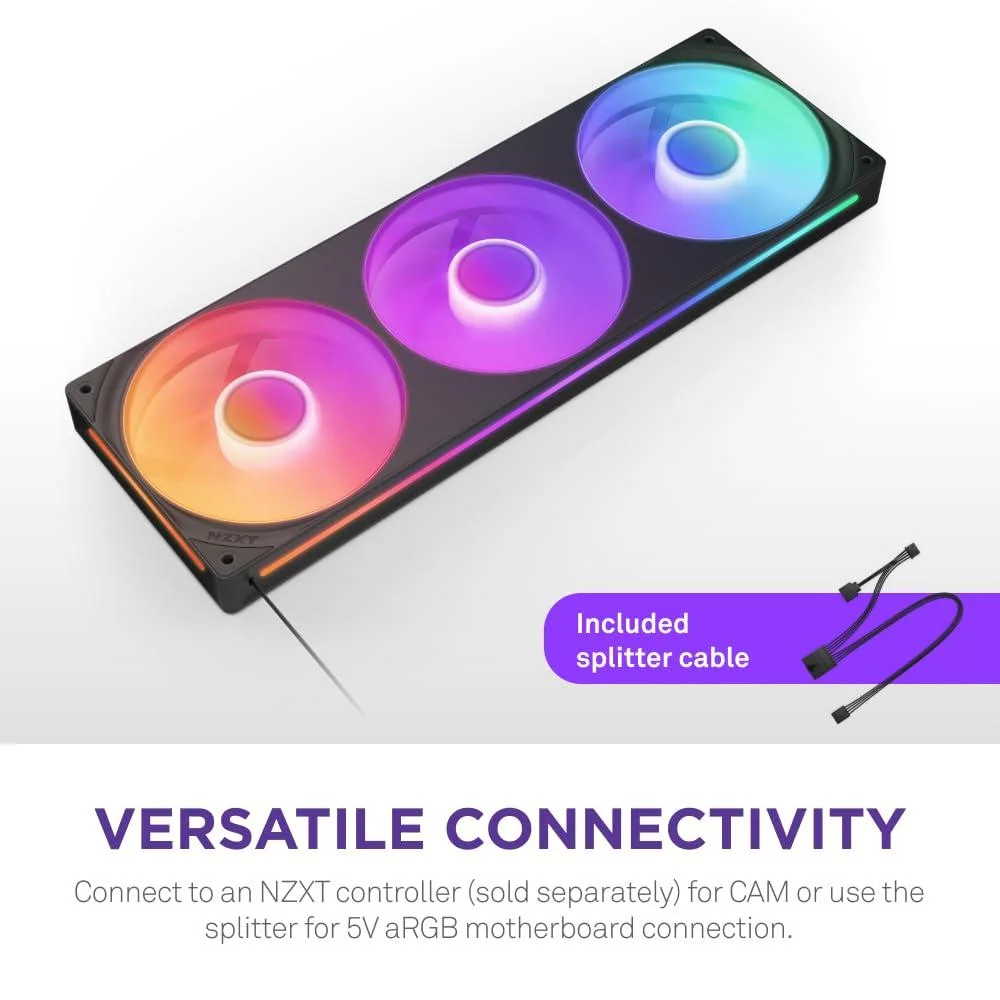 NZXT F360 RGB CORE 3基 HUB KaBuM Aperte o K e evolua em Tecnologia e Games