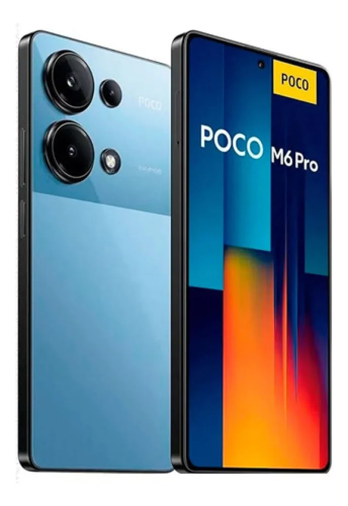 Smartphone Xiaomi Poco M6 Pro 256gb 8GB Ram Dual Sim 4g Tela Fhd+ Nfc - Versão Global - Azul - view 2