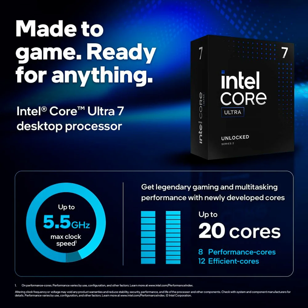 CPU Intel Core i7 265K CPU LGA1851 Processador Intel Ultra 7 265K Arrow Lake 39Ghz