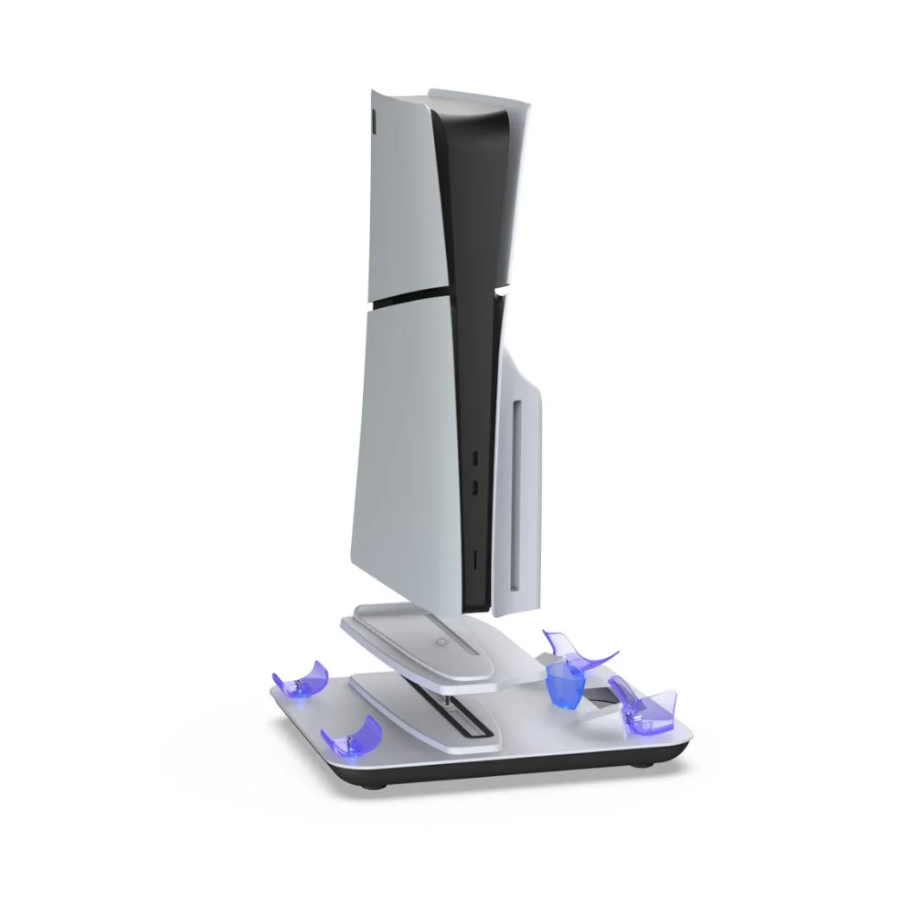 Base Cooler Ps5 Slim Suporte Carregamento 2 Controle E Vr2.