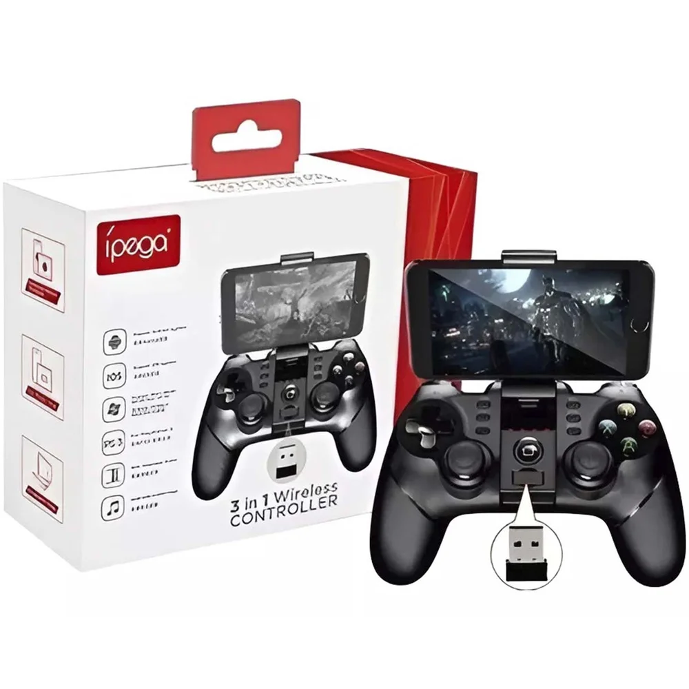 Controle Ipega Bluetooth Wireless P/ Android Iphone WINDOWS Controle Ipega Bluetooth Wireless P/ Android Iphone WINDOWS