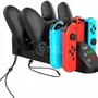 Dock Base Estação De Carregamento Para Nintendo Switch  OLED 4 Controle Joy-con E 2 Pro