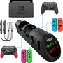 Dock Base Estação De Carregamento Para Nintendo Switch  OLED 4 Controle Joy-con E 2 Pro