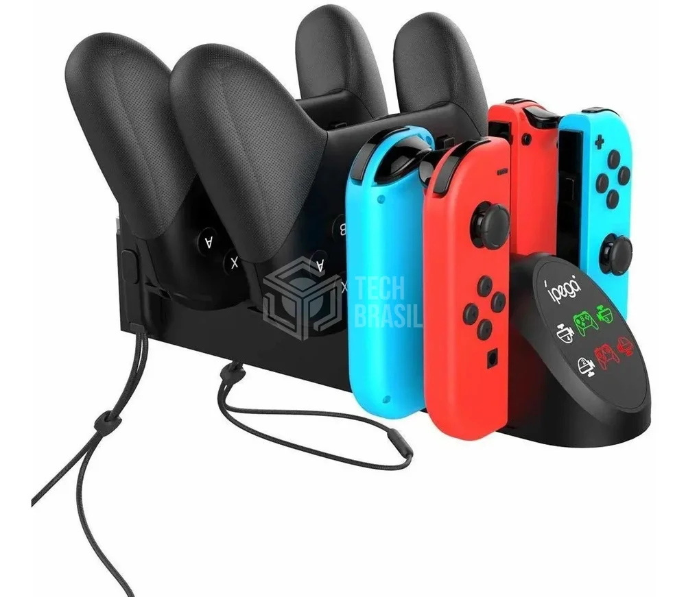 Dock Base Estação De Carregamento Para Nintendo Switch OLED 4 Controle Joy-con E 2 Pro Dock Base Estação De Carregamento Para Nintendo Switch OLED 4 Controle Joy-con E 2 Pro