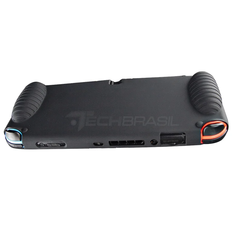 Capa Protetora Silicone Para Nintendo Switch OLED Preta