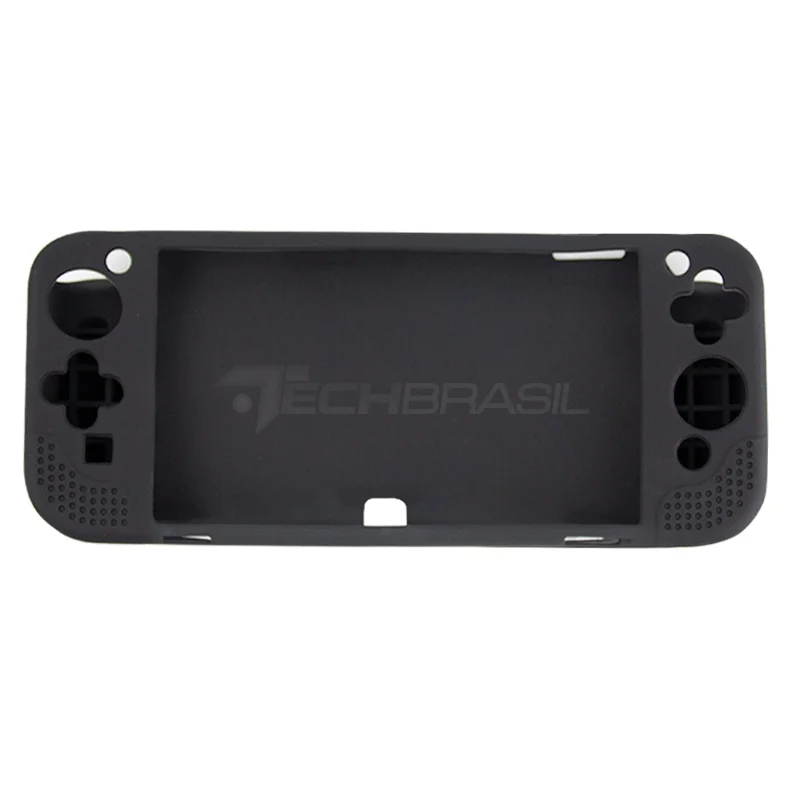 Capa Protetora Silicone Para Nintendo Switch OLED Preta