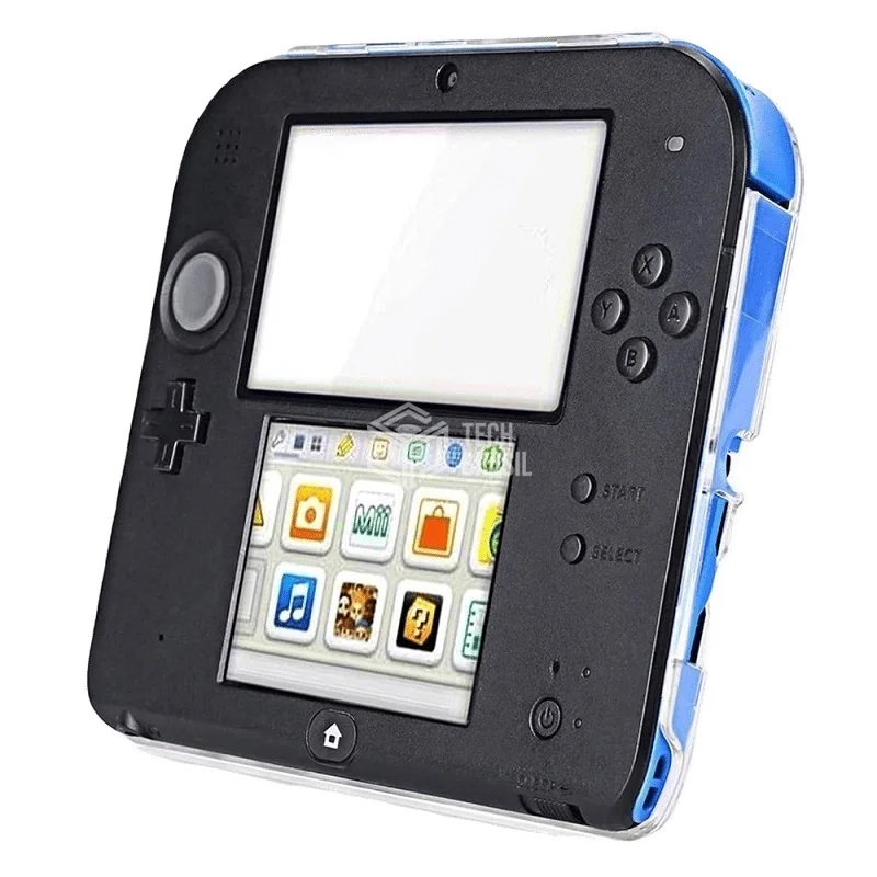 Capa Protetora Acrílico Para Nintendo 2ds Case Transparente Cristal Capa Protetora Acrílico Para Nintendo 2ds Case Transparente Cristal