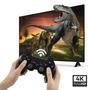Game Stick 4k Vídeo Game 10 Mil Jogos + 2 Controles Wireless Cor:preto