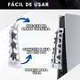 Cooler Fan Ventilador Resfriador P/console De Jogos Ps5 Cor:branco