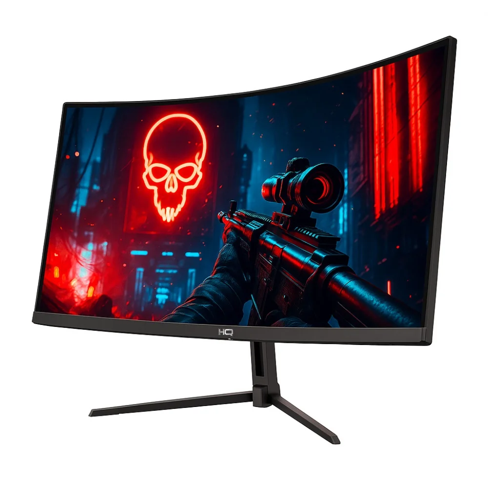 Monitor Gamer 27" Curvo 1ms, 180hz, Amd Freesync, Full Hd, HDMI, Dp, Frameless Hq Premium Hq27c18 Monitor Gamer 27" Curvo 1ms, 180hz, Amd Freesync, Full Hd, HDMI, Dp, Frameless Hq Premium Hq27c18