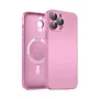 Capa Capinha Case Super Premium Vidro Glass Proteção De Câmera Compatível Iphone 14 Pro Max - Rosa