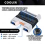 Cooler + Carregador Duplo + Slots Compatível Com Ps5 / Slim