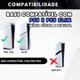 Cooler + Carregador Duplo + Slots Compatível Com Ps5 / Slim