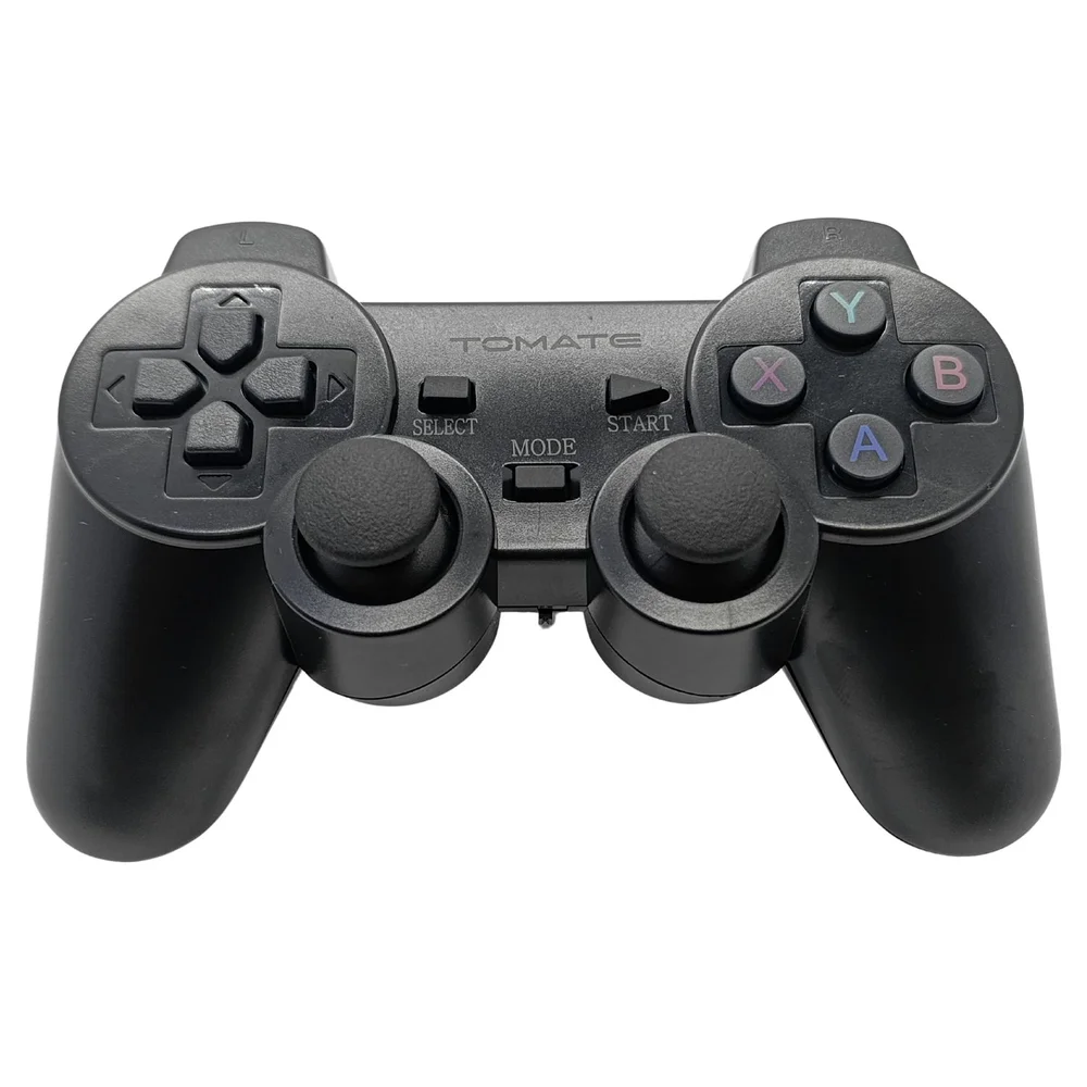 Kit 2 Controles Sem Fio 2.4G Wireless até 10m, Compatível Windows, Ergonômico para PC e Jogos Tomate MAY-004A Kit 2 Controles Sem Fio 2.4G Wireless até 10m, Compatível Windows, Ergonômico para PC e Jogos Tomate MAY-004A