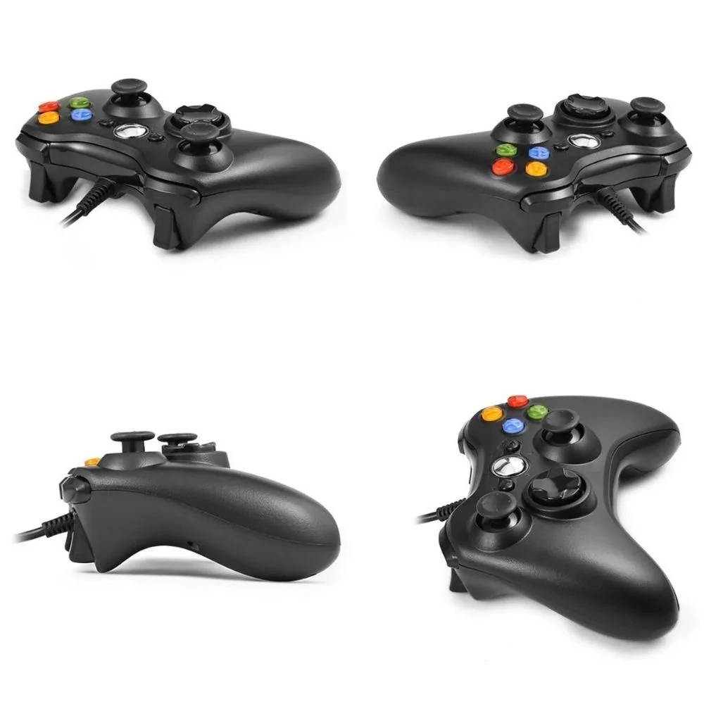 Joystick Com Fio Compatível XBOX 360 E PC Dupla Vibração Joystick Com Fio Compatível XBOX 360 E PC Dupla Vibração