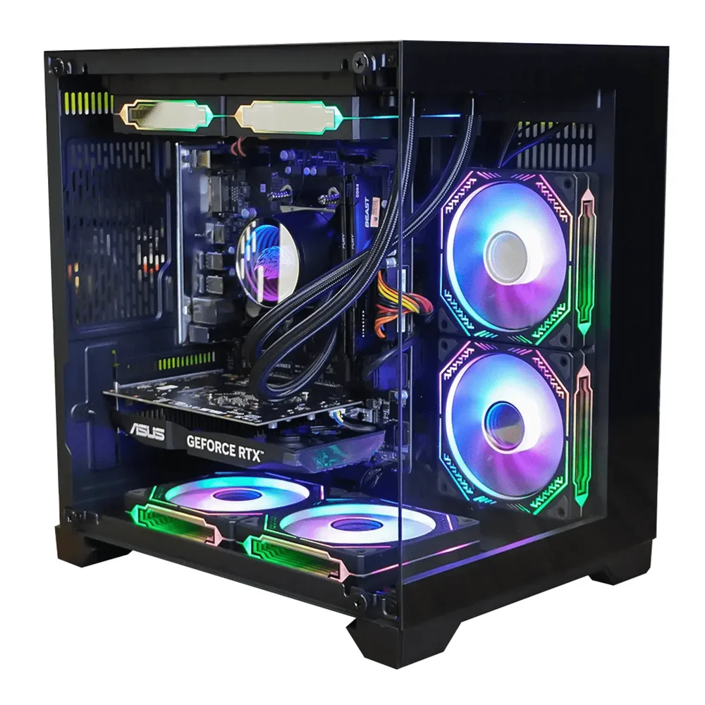PC Gamer Ryzen 5 5500, RTX 4060, 16gb Ddr4, SSD Nvme 500gb, 600w 80 Plus, Aquapc01-e - view 4