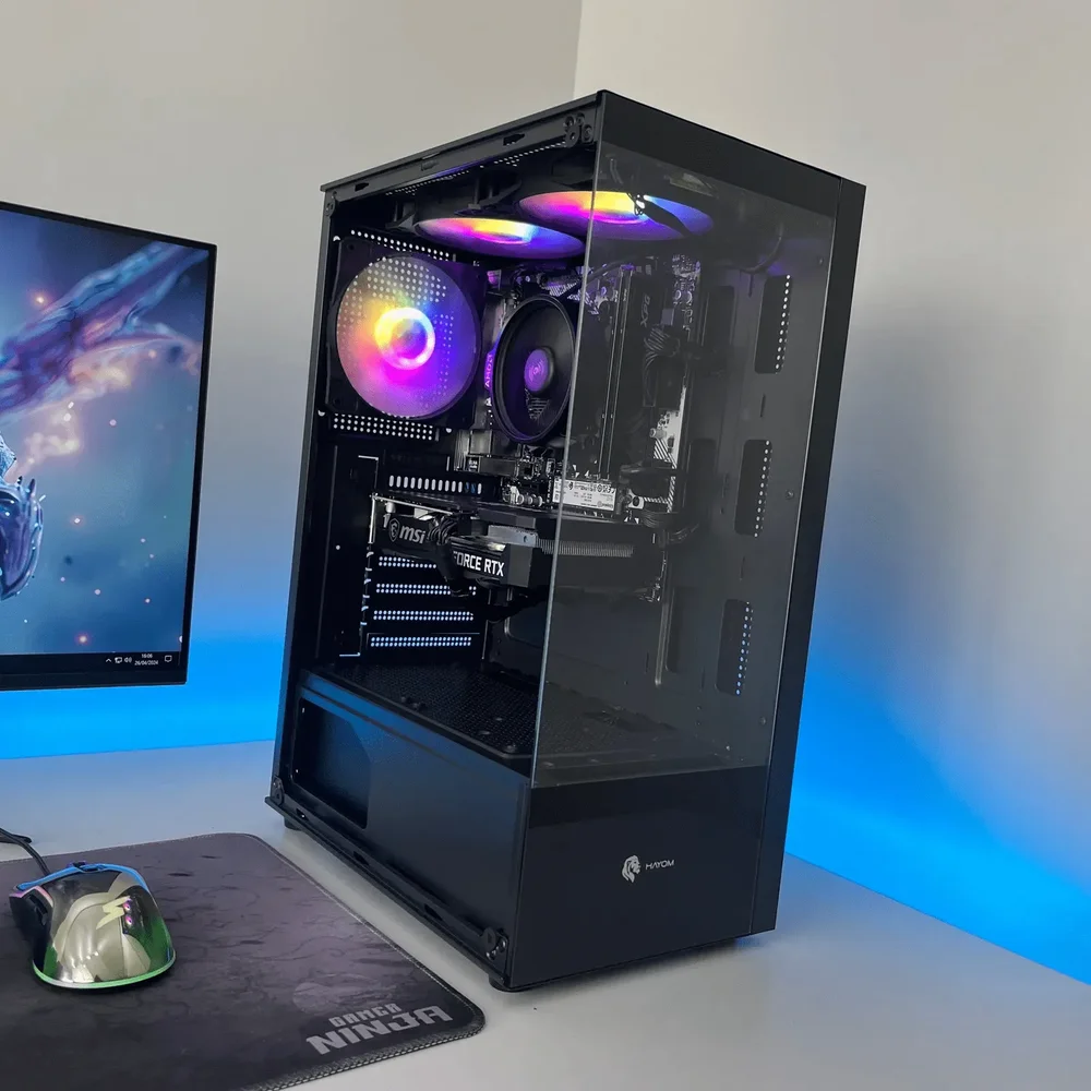 PC Gamer Ryzen 5 5600, RTX 4060, 16gb Ddr4, SSD Nvme 500gb, 600w 80 Plus, PCdeze01-e - view 3