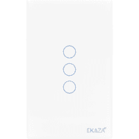 Interruptor Inteligente Zigbee Touch Com 3 Botões Controle Por Voz Aplicativo Compatível Alexa E Google Assistente