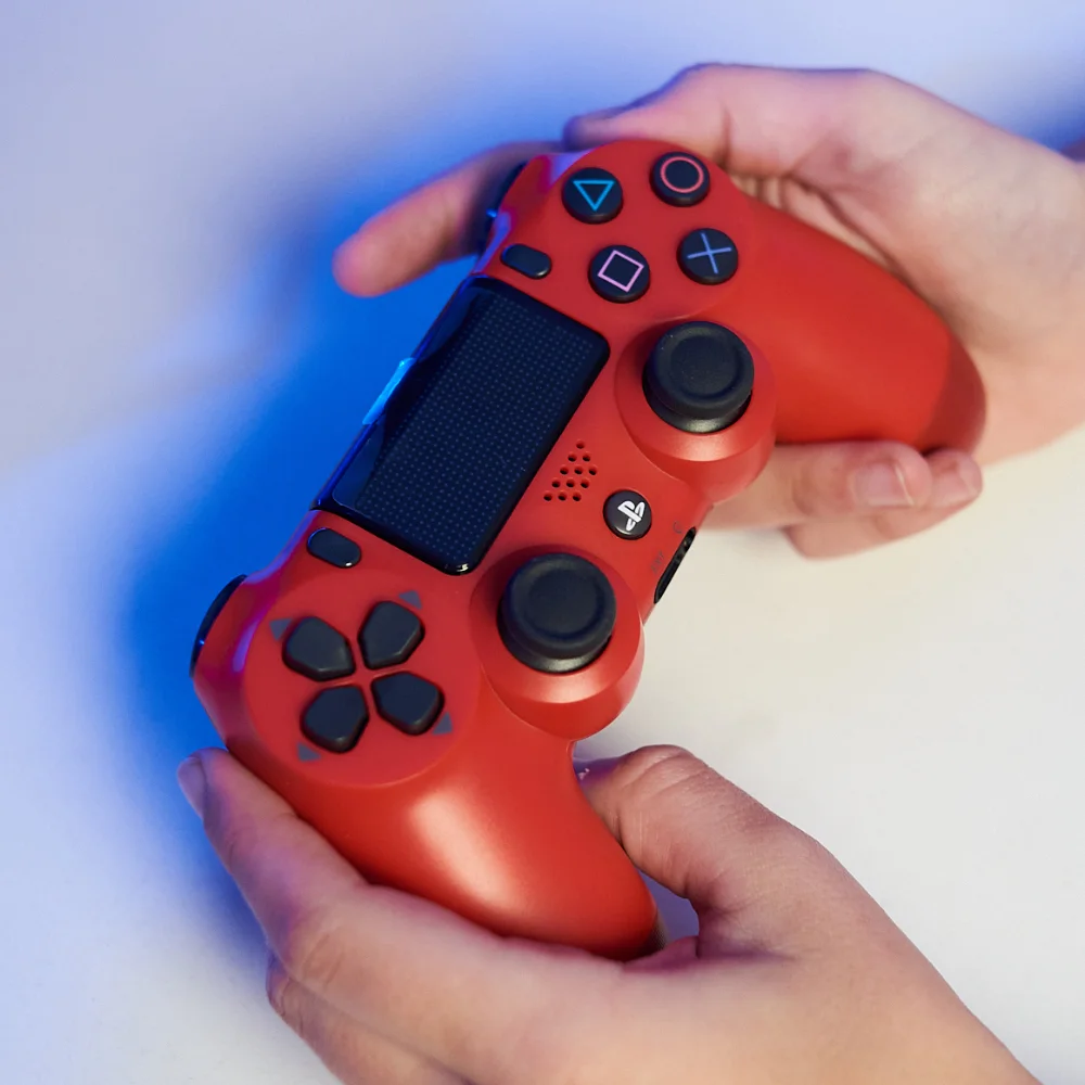 Controle Para Ps4 Dualshock 4 Joystick Sem Fio Bluetooth Magma Red Controle Para Ps4 Dualshock 4 Joystick Sem Fio Bluetooth Magma Red