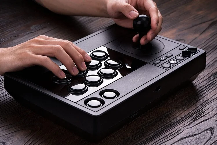 Controle 8bitdo Arcade Stick - 2.4ghz, Bluetooth, Usb-c - Para XBOX PC - Joystick E Gamepad - Preto