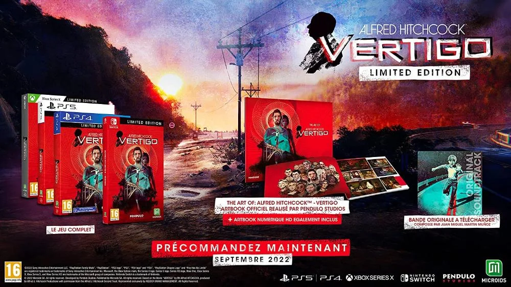 Alfred Hitchcock: Vertigo - Limited Edition - Ps4 Alfred Hitchcock: Vertigo - Limited Edition - Ps4