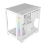 Gabinete Gamer New Hero Majesty, RGB, Mid Tower, Vidro Temperado, Sem Fonte, Sem Fan, Branco